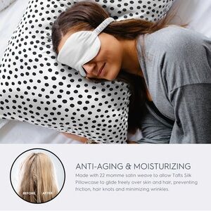 NEW - 2 Taft’s Silk Pillow Cases - Envelope Closure, Cooling, Natural, Organic